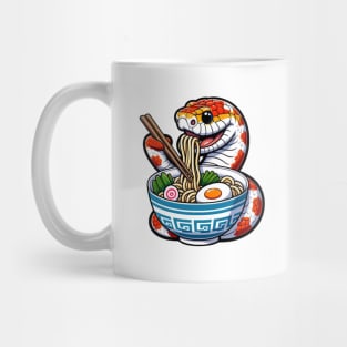 Corn Snake Ramen Kawaii, Cute Snake Reptile Lover Mug